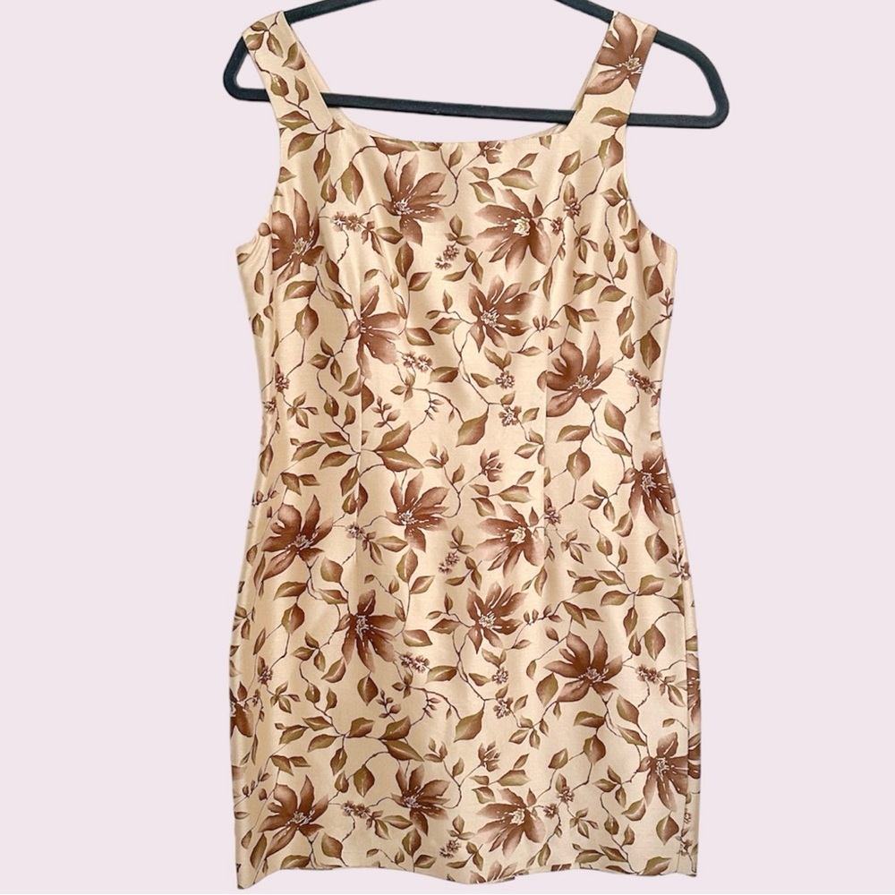 Y2k floral shift dress